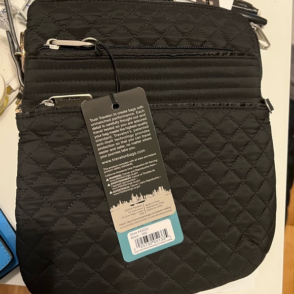 Travelon BOHO Anti-Theft Black Crossbody - Picture 6 of 11